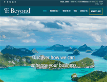 Tablet Screenshot of beyond-experience.com